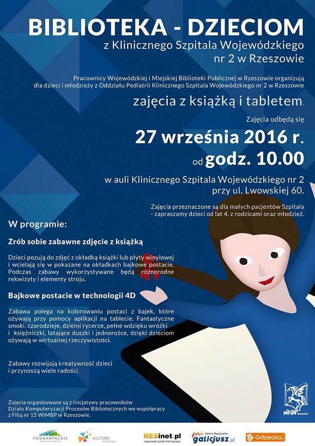 WiMBP organizuje zajęcia dla małych pacjentów jednego z rzeszowskich szpitali