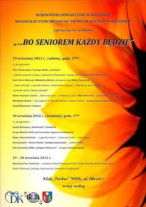 Kulturalne spotkanie dla seniorów