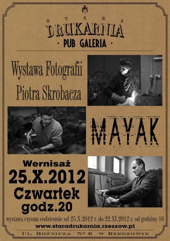 &quot;Mayak&quot; - wystawa fotografii Piotra Skrobacza 