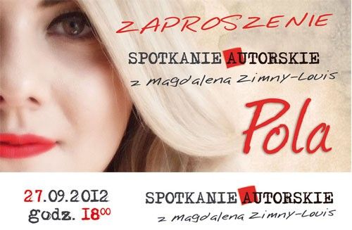 Spotkanie autorskie z Magdaleną Zimny-Louis