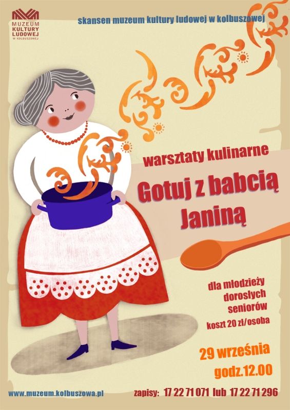 Z babcią w kuchni