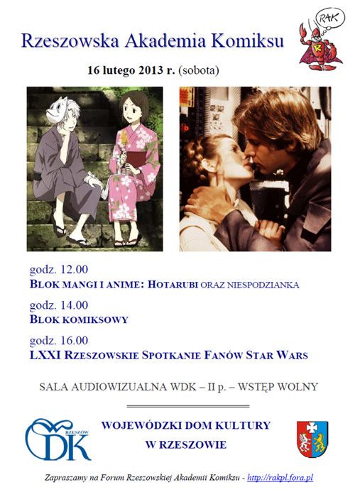 Spotkanie Rzeszowskiej Akademii Komiksu