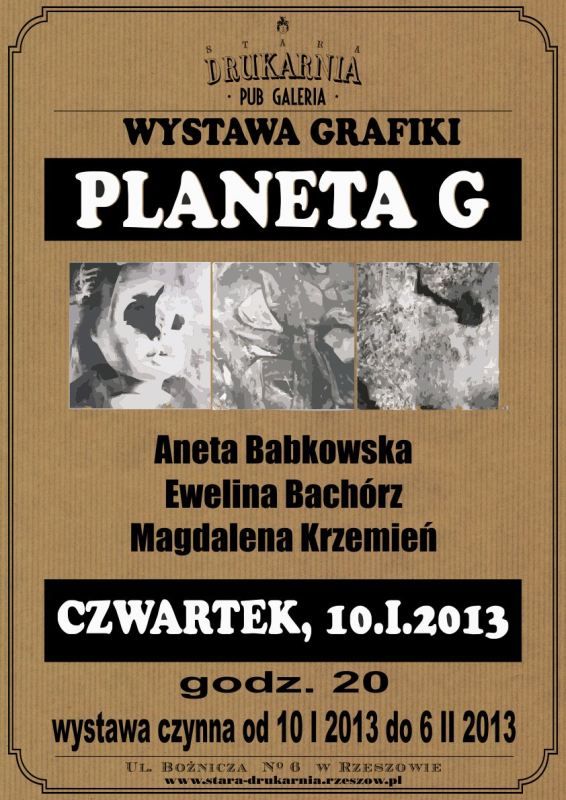 Wernisaż wystawy grafiki &quot;Planeta G&quot;