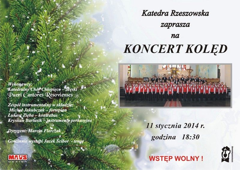 Katedra zaprasza na Koncert Kolęd