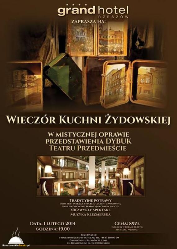 Wieczór Kuchni Żydowskiej z Teatrem Przedmieście