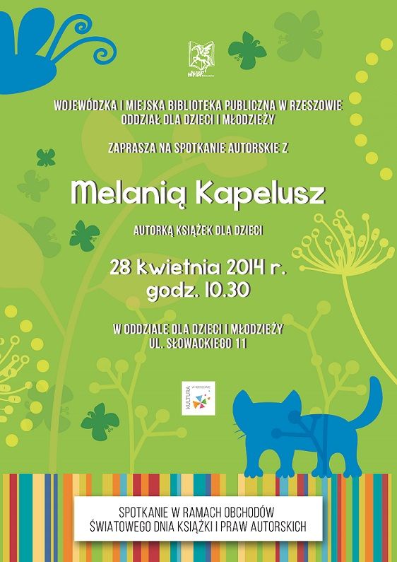 Spotkanie autorskie z Melanią Kapelusz
