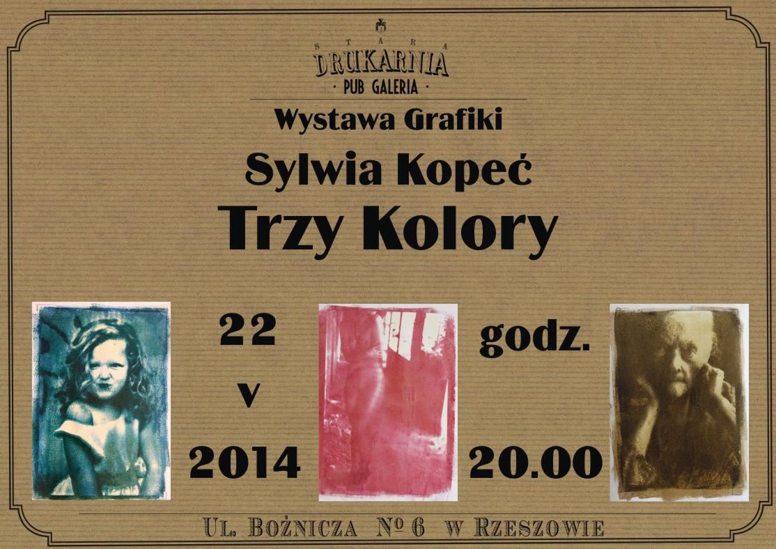 Wystawa Trzy Kolory w Starej Drukarni