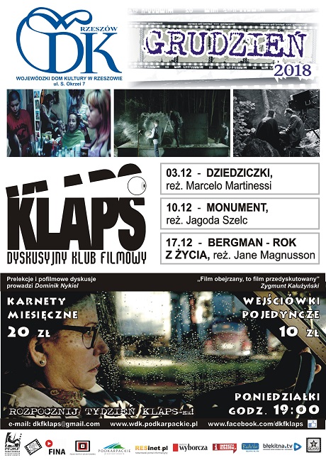 Znamy grudniowy repertuar KLAPS'a