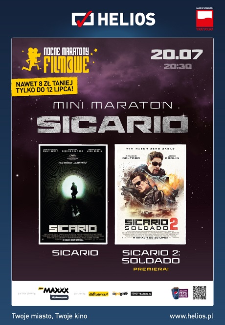 Mini Maraton Sicario z premierą "Soldado" w kinach Helios