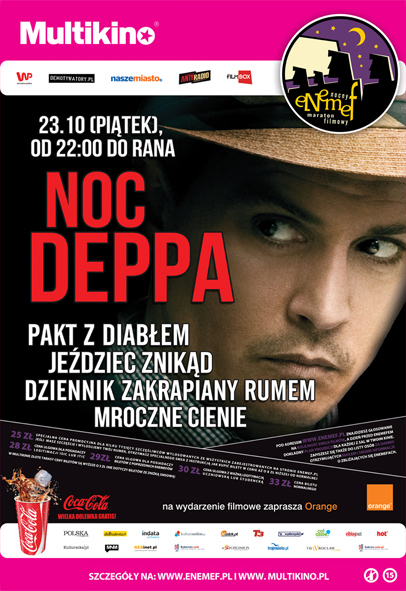 ENEMEF: Noc Deppa z pokazem "Paktu z diabłem"