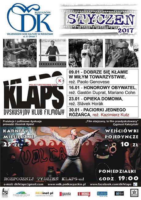 Styczniowy repertuar DKF Klaps